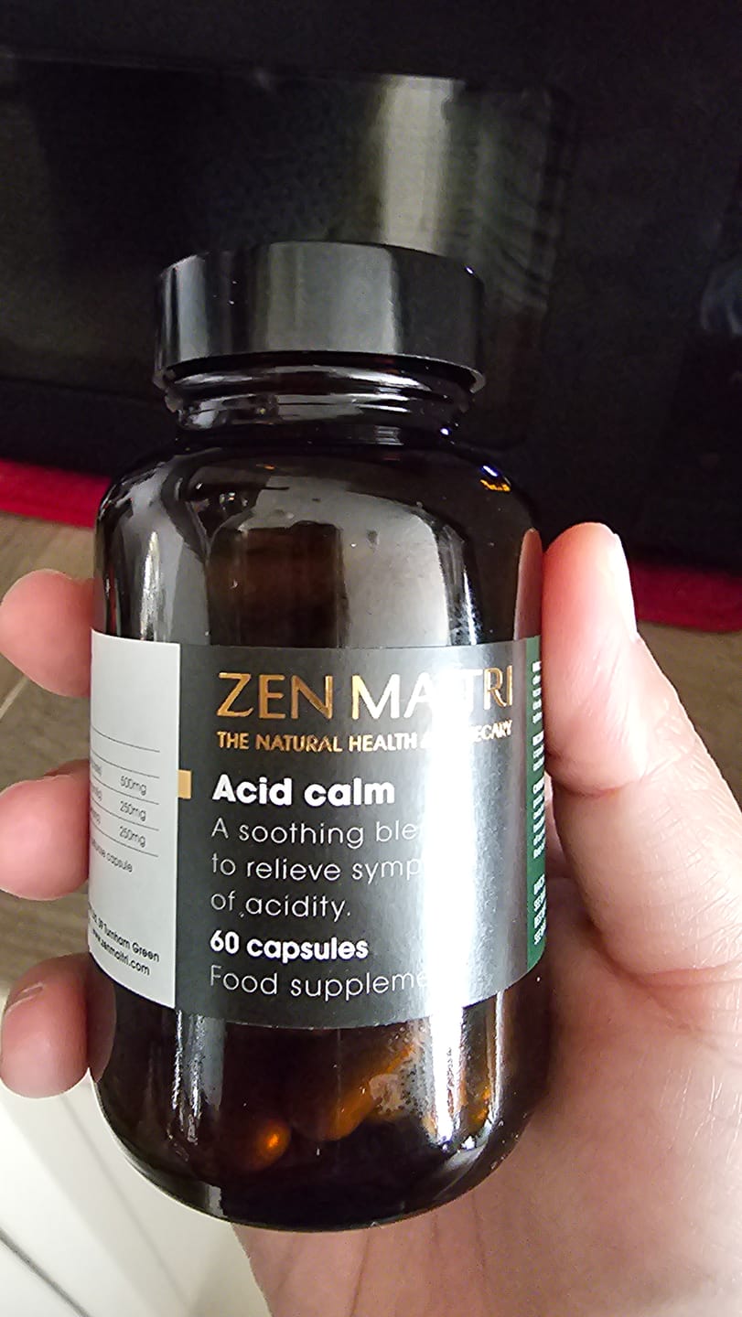 Customer photo review of Acid Calm – Digestive Comfort & Indigestion Relief, 60 Capsules