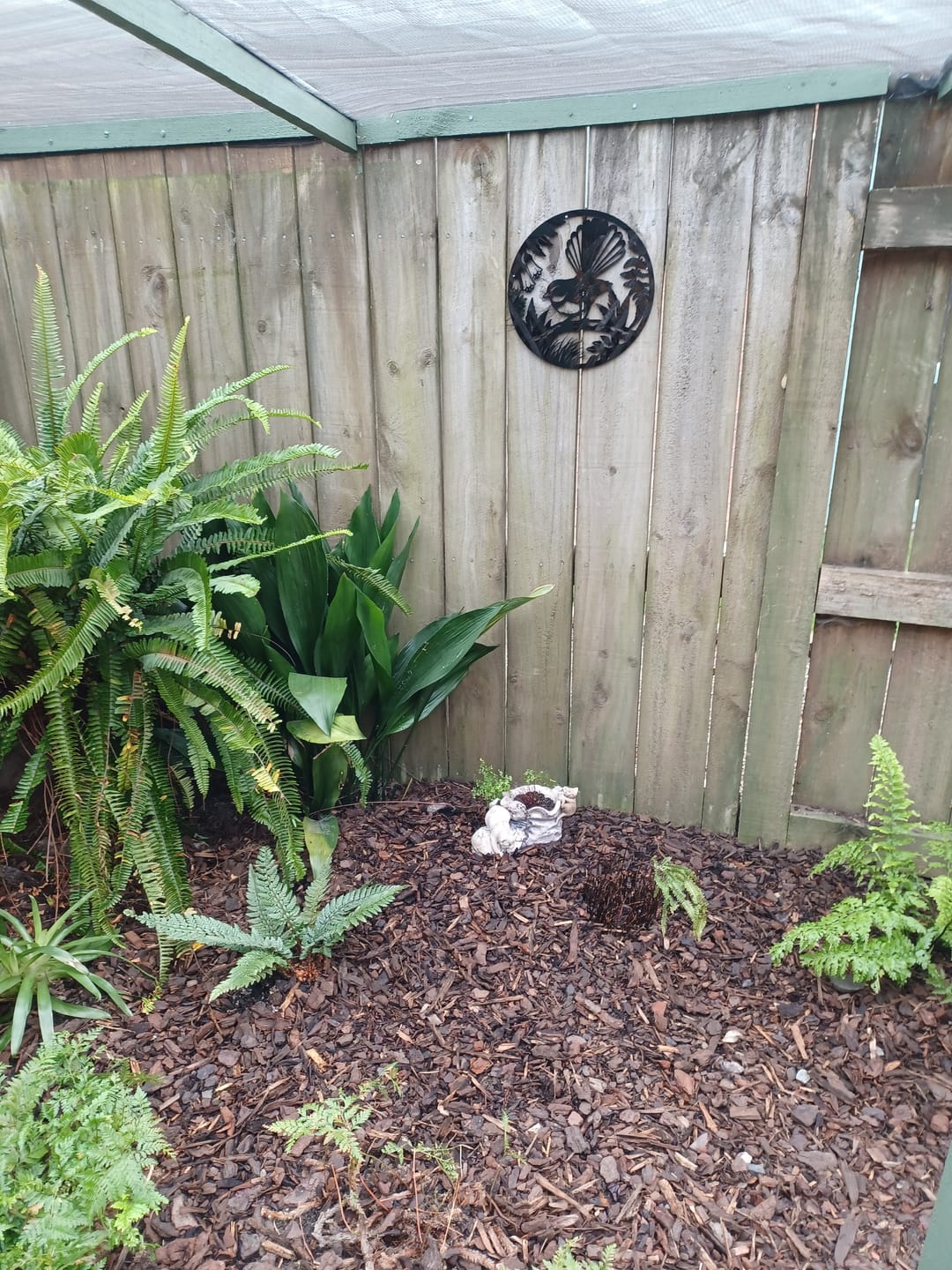 Customer photo review of Garden Pīwakawaka Wall Art