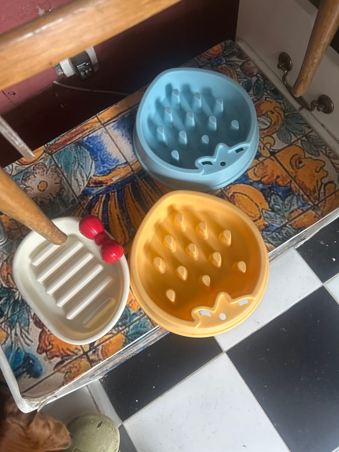 Customer photo review of CT8009 1 Pieza De Tazon De Comida Lenta Para Mascota