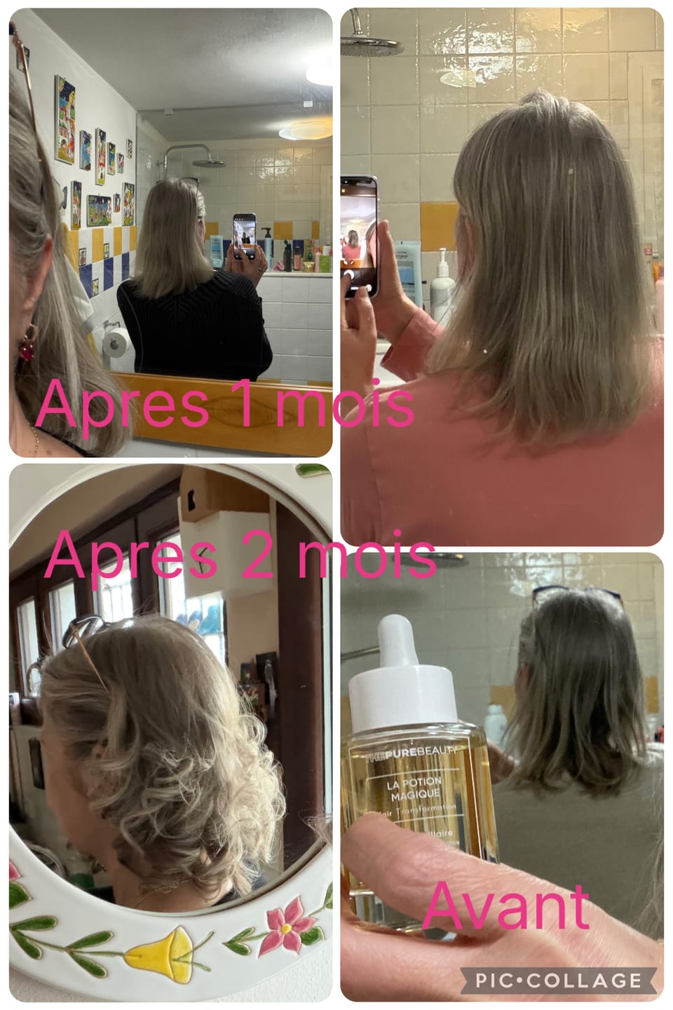 Customer photo review of La potion magique - Hair transformation