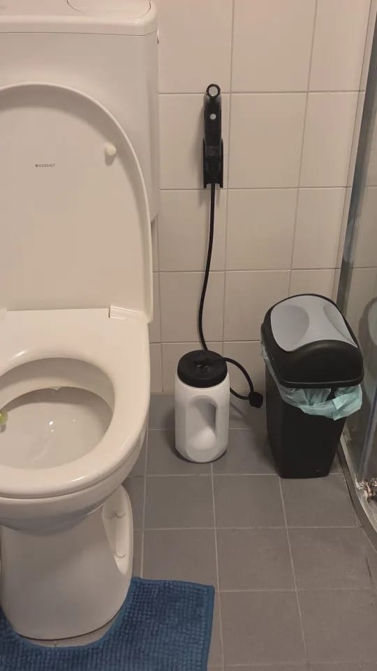 Customer photo review of Taharah Portable Electric Bidet
