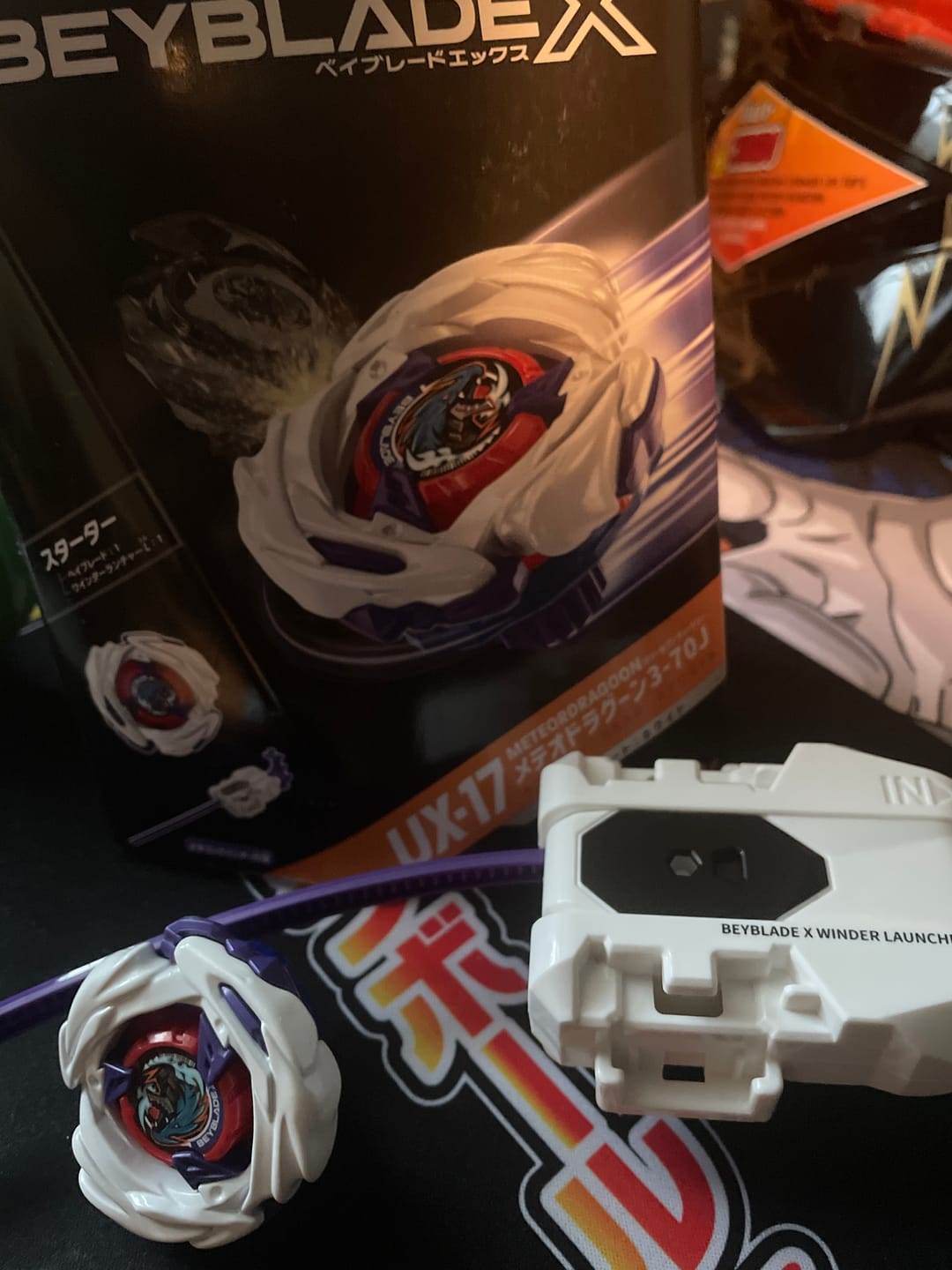 Customer photo review of Takara Tomy Beyblade X UX-17 MeteorDragoon 3-70J