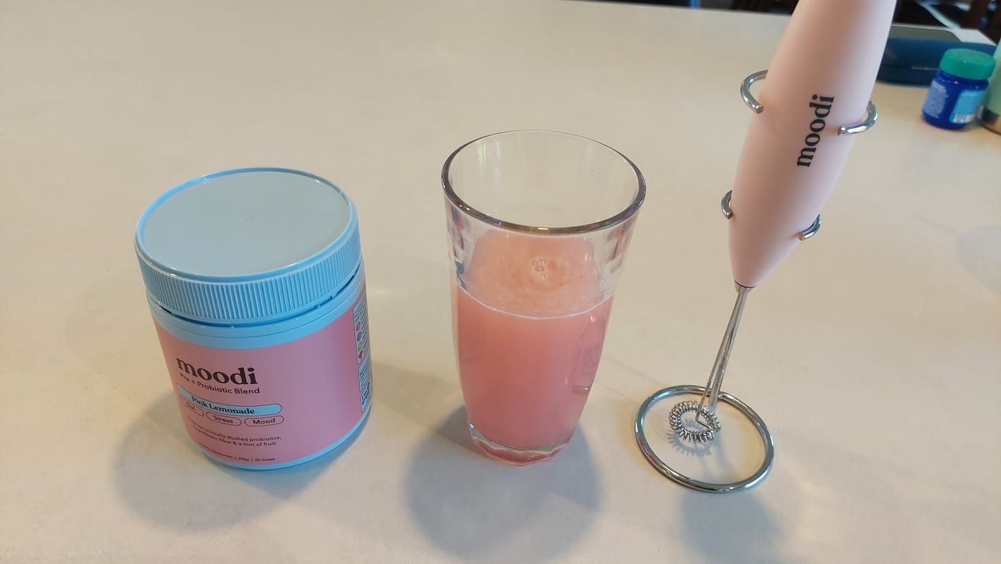 Customer photo review of Original Pre + Probiotic Bundle