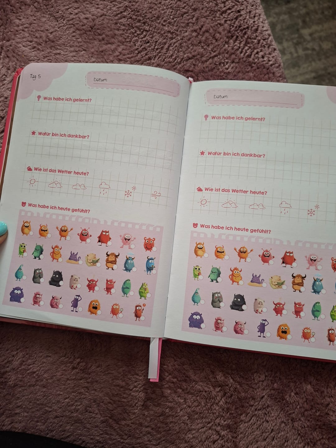 Customer photo review of Edubini Gefühlstagebuch für Kinder