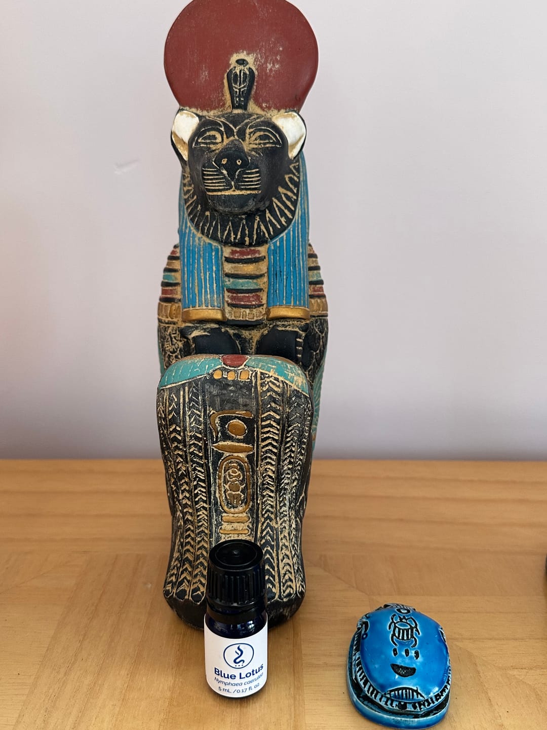 Customer photo review of True Egyptian Blue Lotus Oil 5 mL | Cold-Pressed
