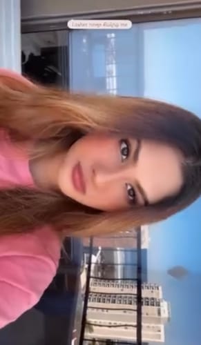 Fabiah wearing Meraki DIY lashes