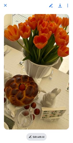Customer photo review of Small Fiore Urn