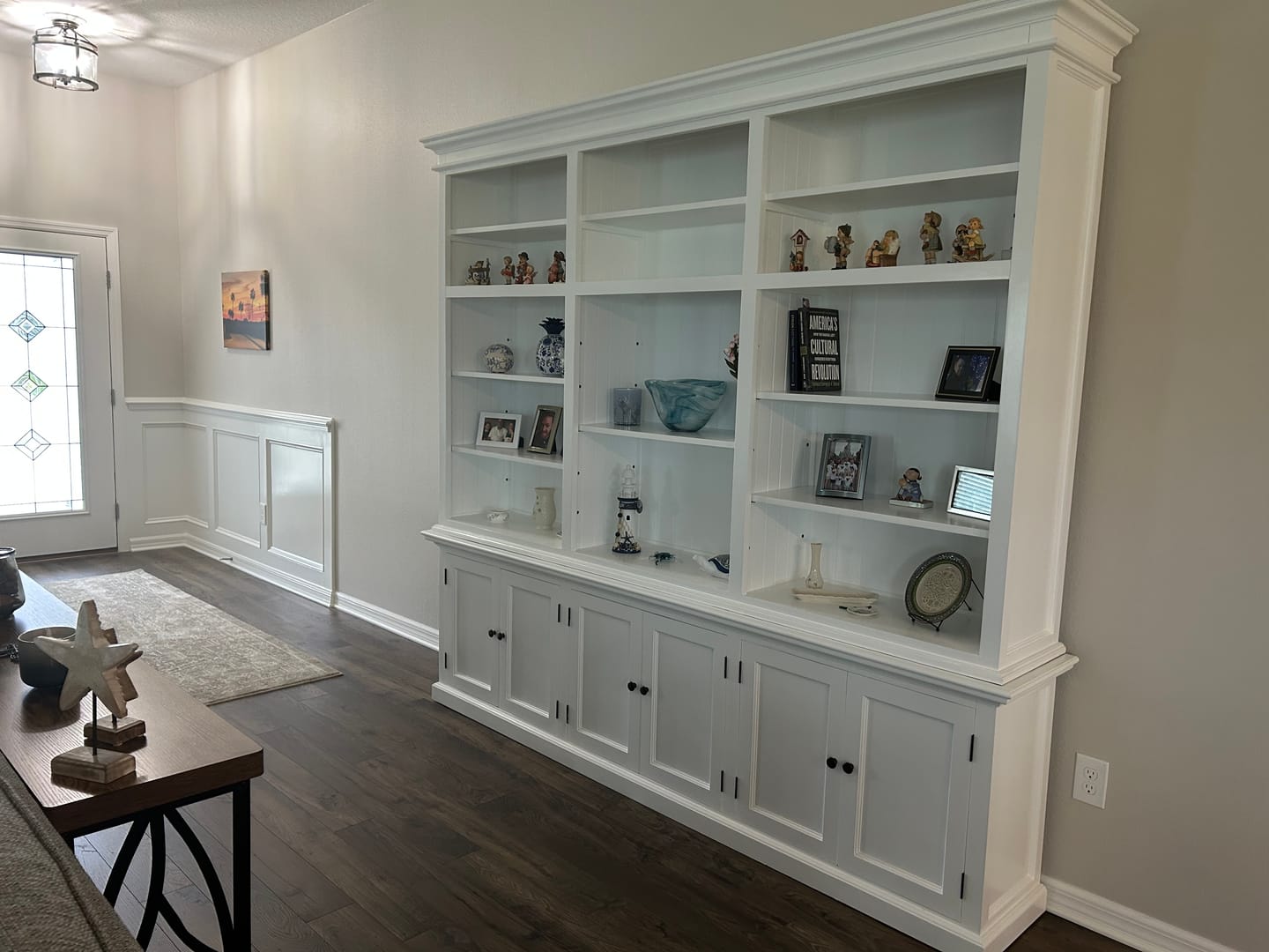 Customer photo review of Halifax Triple-Bay Hutch Unit