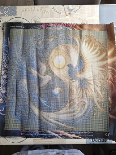 Customer photo review of 5D Diamond Painting – Yin und Yang Phönix-Vögel
