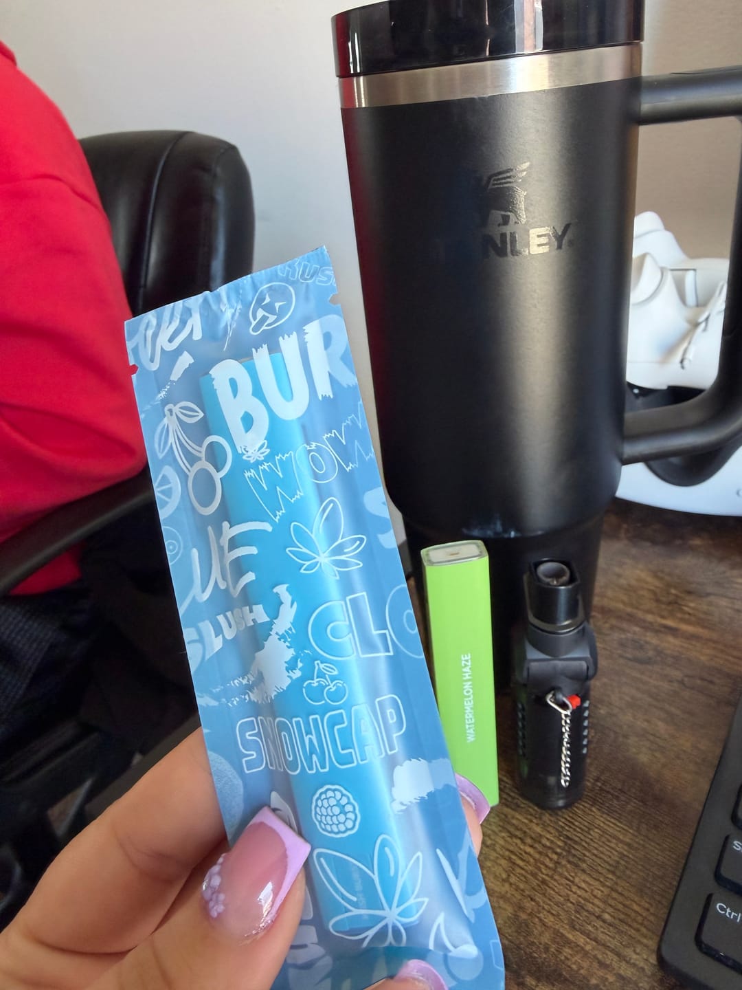 Customer photo review of Hit Stick - 2G THCa Pink Acai - Hybrid
