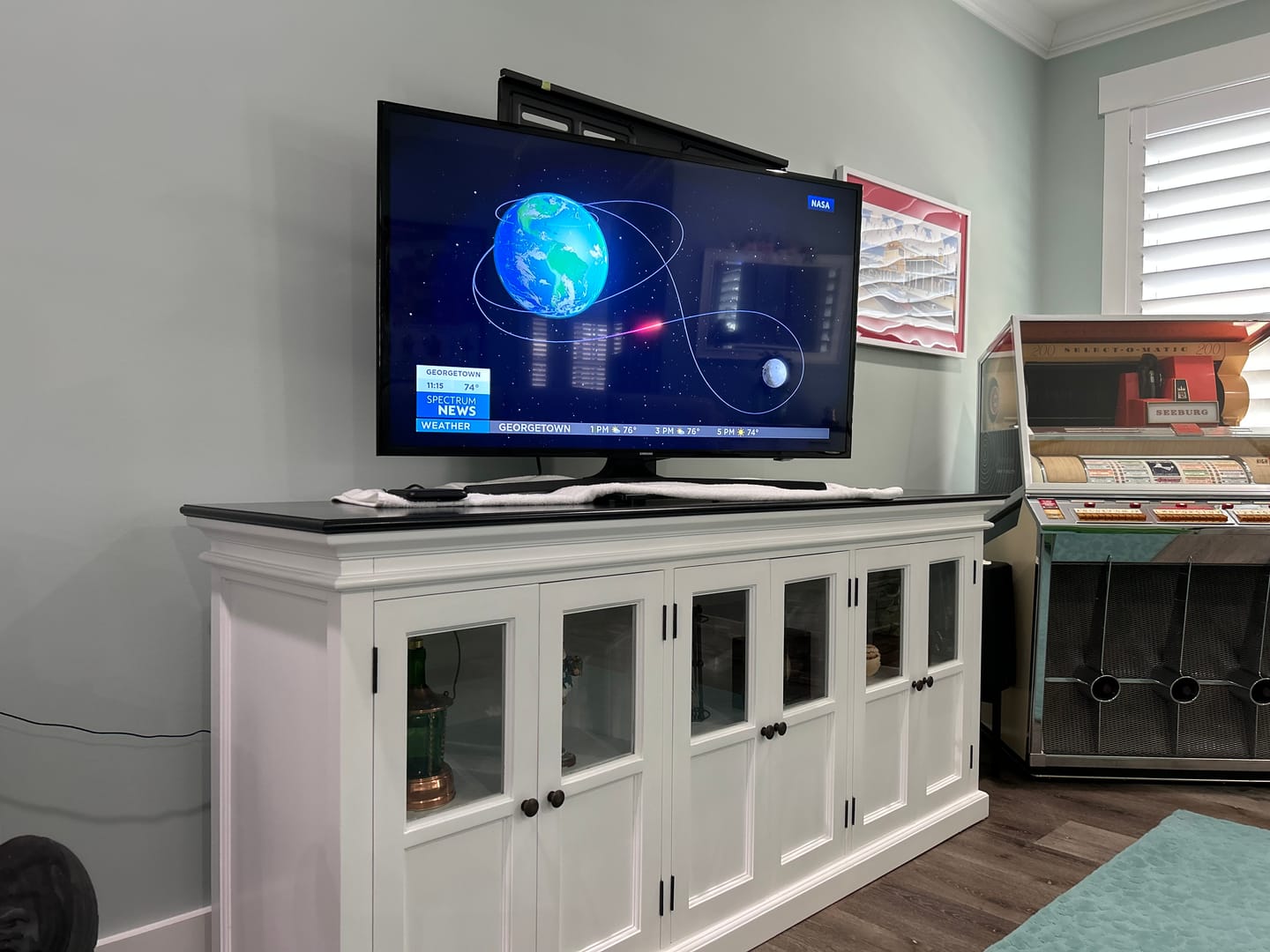 Customer photo review of Halifax Contrast Buffet with 6 Glass Doors