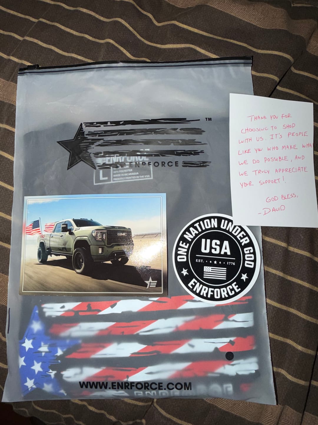 Customer photo review of Merica Tee