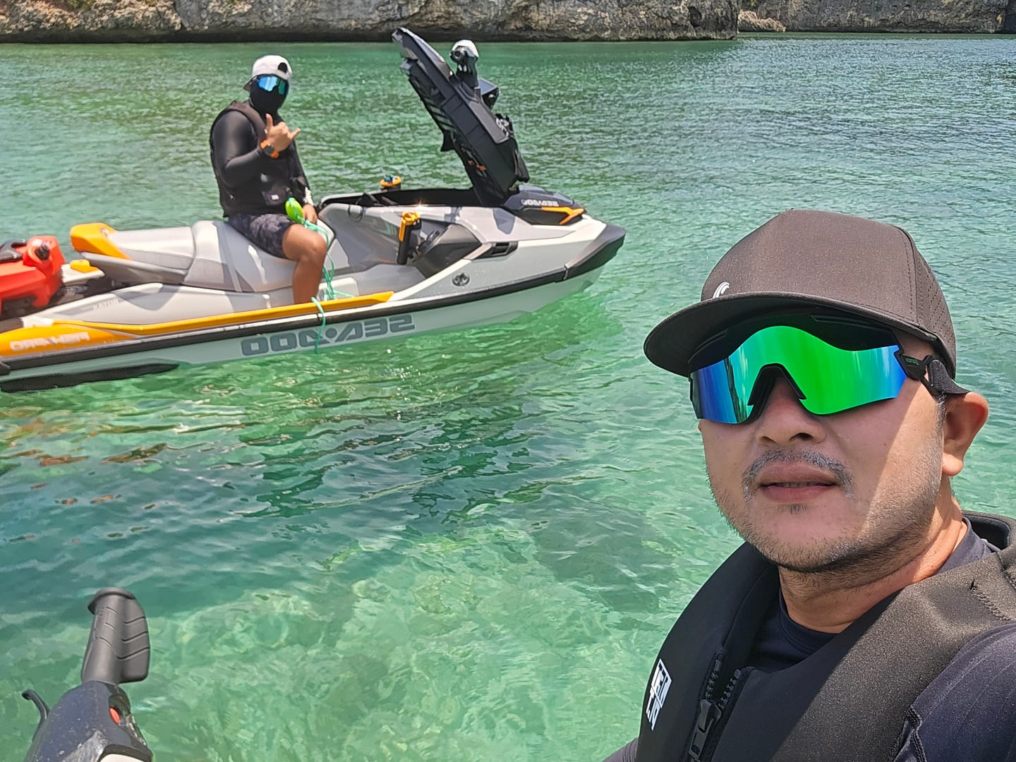 Customer photo review of JET TECH HYBRID SUNGLASSES & GOGGLES 2 IN 1 KIT