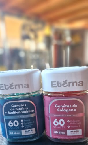Customer photo review of Pack Biotina + Colágeno