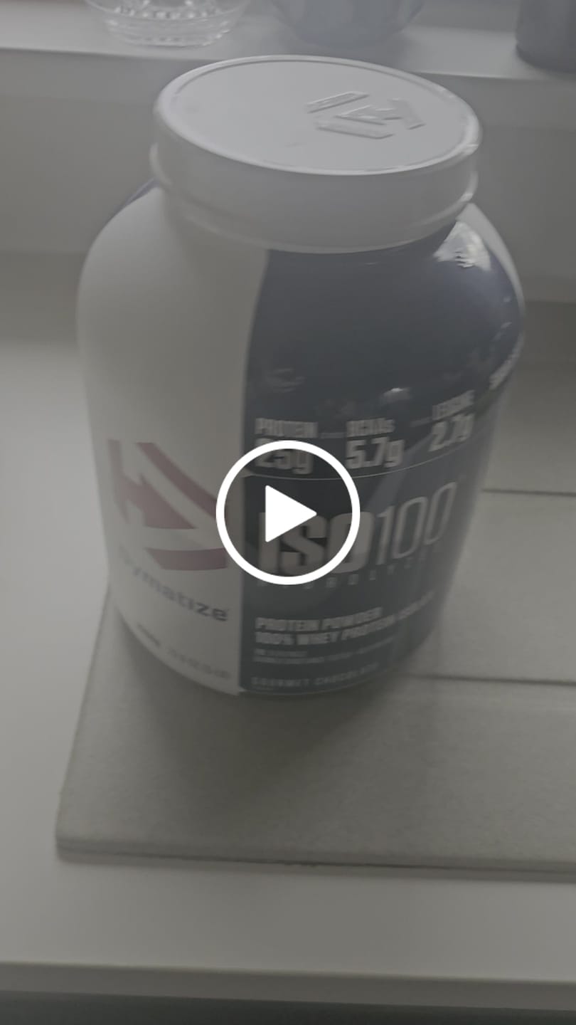 Customer video review of Dymatize ISO 100 (932 g - 2.2 kg)
