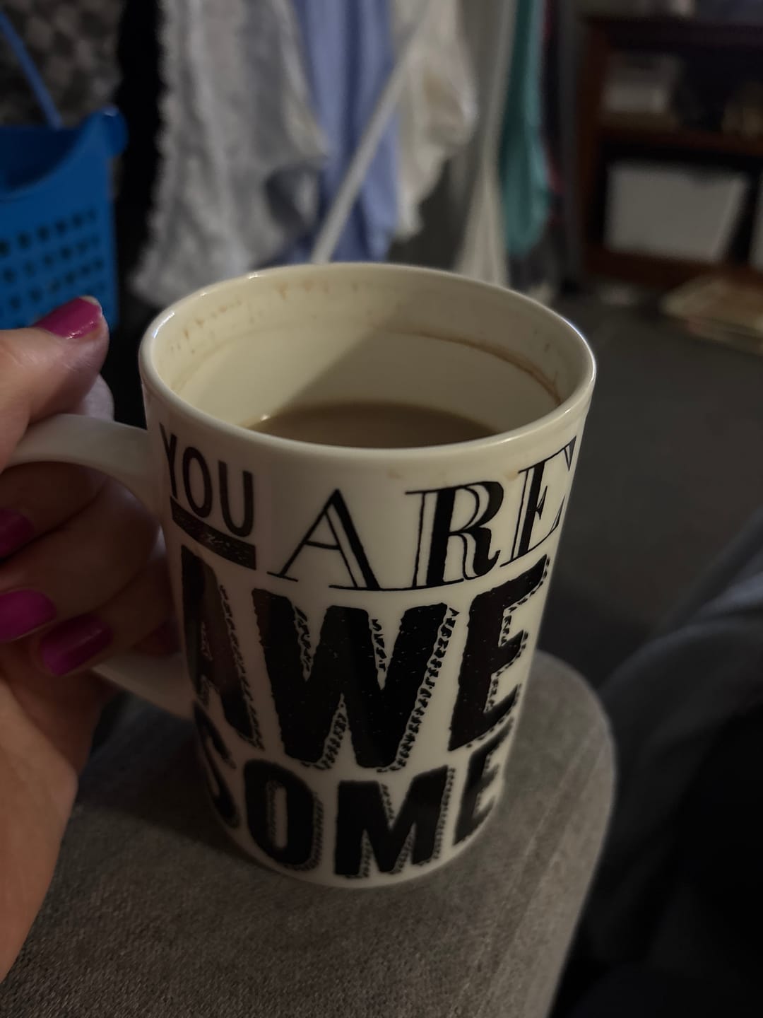 Customer photo review of Chocolate Bone Broth Powder