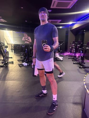 Customer photo review of Training Sport Tee Icon - Oxford Gray