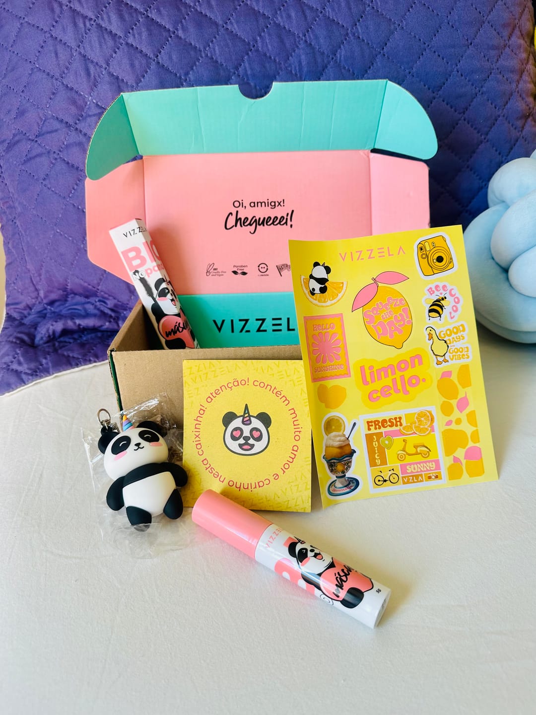Customer photo review of Máscara Para Cílios Big No Panda Vizzela - Preta