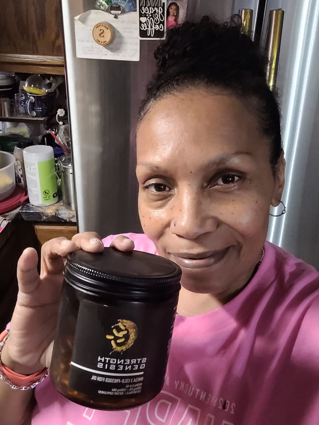 Customer photo review of Pharmaceutical Grade Omega 3 Molecularly Distilled Fish Oil