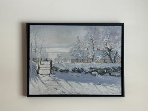 Customer photo review of The Magpie | Claude Monet | 1868