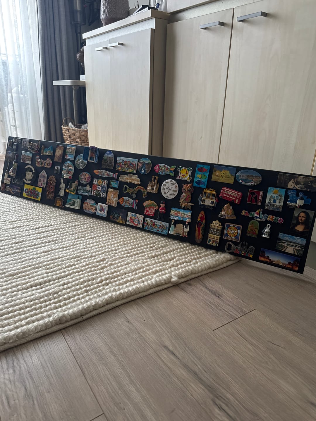 Customer photo review of Özel Ölçü Magnet Panosu