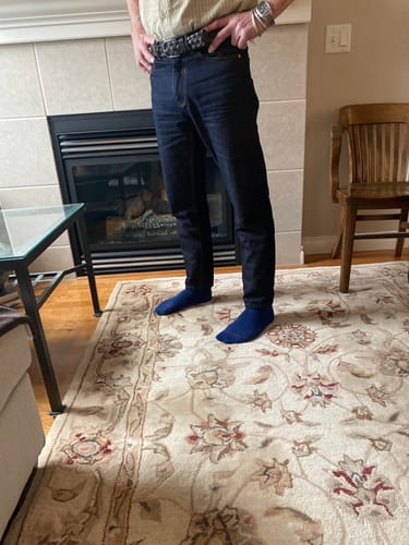 Customer photo review of Double Red Selvedge 13.8oz Tapered Jeans