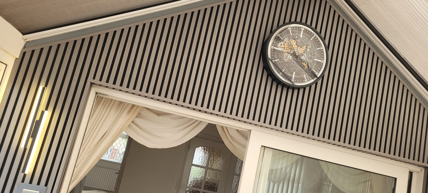 Customer photo review of Acoustic Wall Panel End Trim (Multiple Colours)