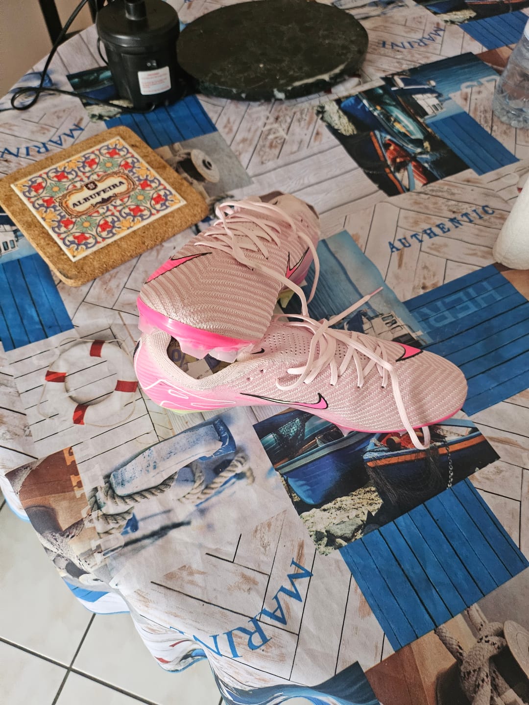 Customer photo review of MERCURIAL VAPOR 16 FG Nike By You - Rose