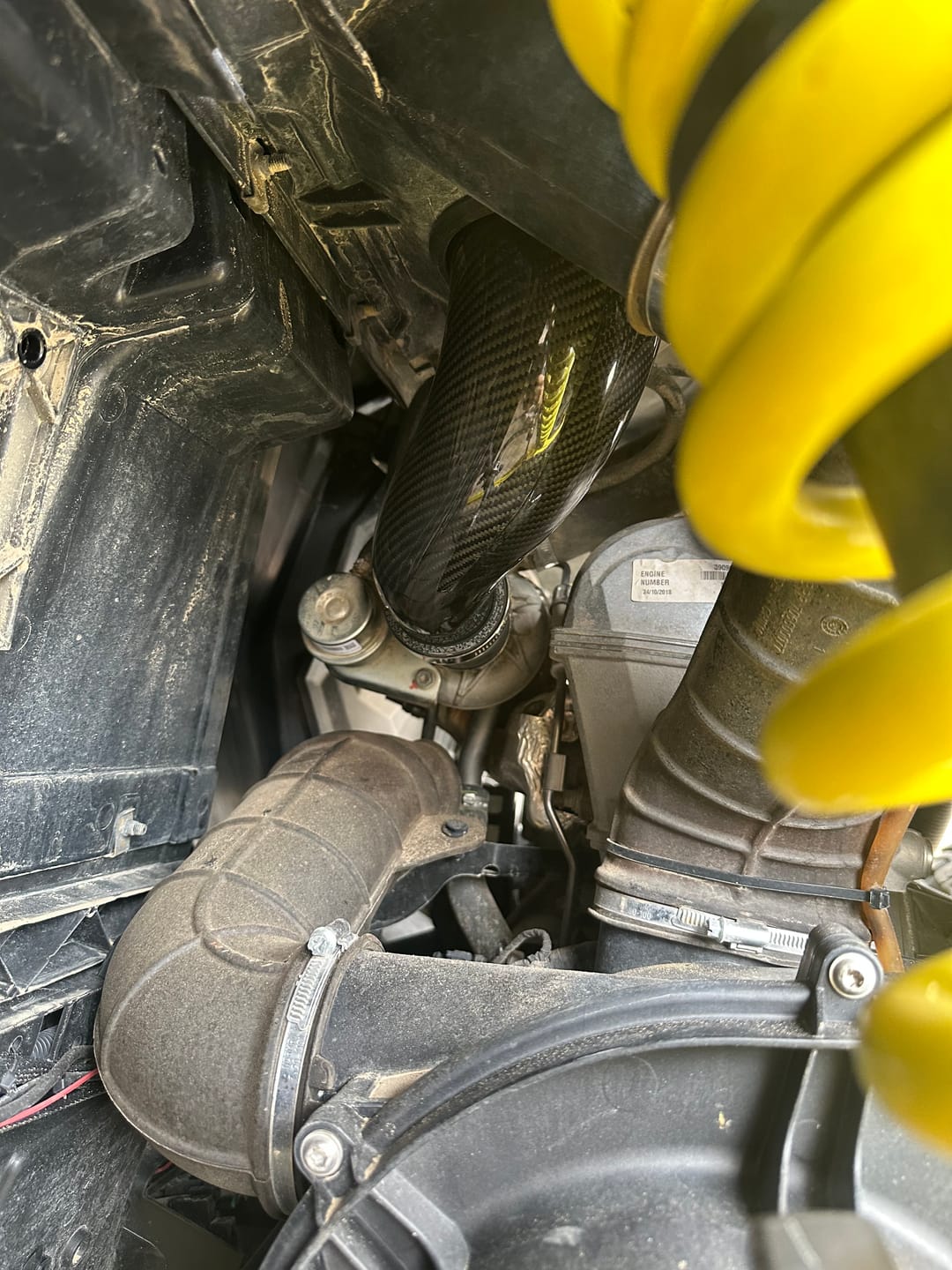 Customer photo review of RPM Can-Am X3 High Flow Carbon Intake Kit
