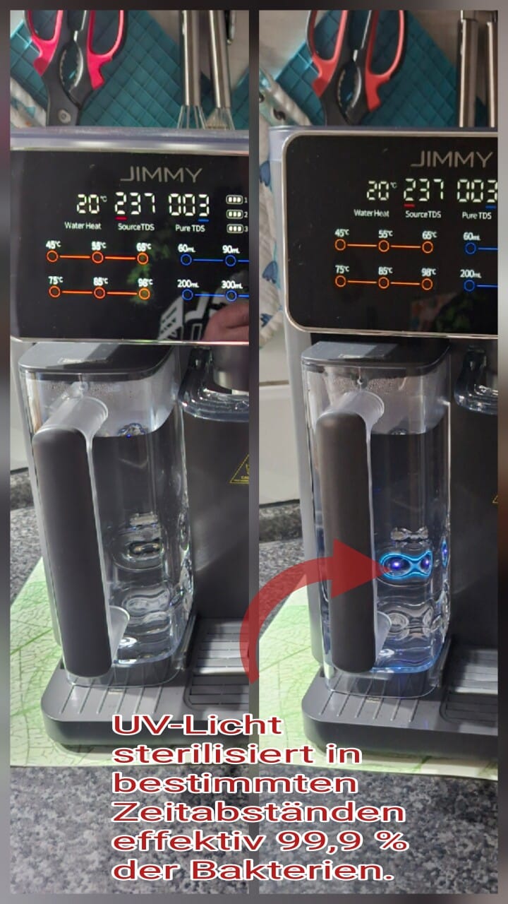 Customer photo review of R9 Countertop Reverse Osmosis Water Purifier