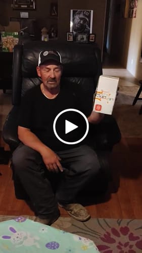 Customer video review of Custom Leather Koozies Can Cooler Sleeves Neoprene Authentic Leather Patch