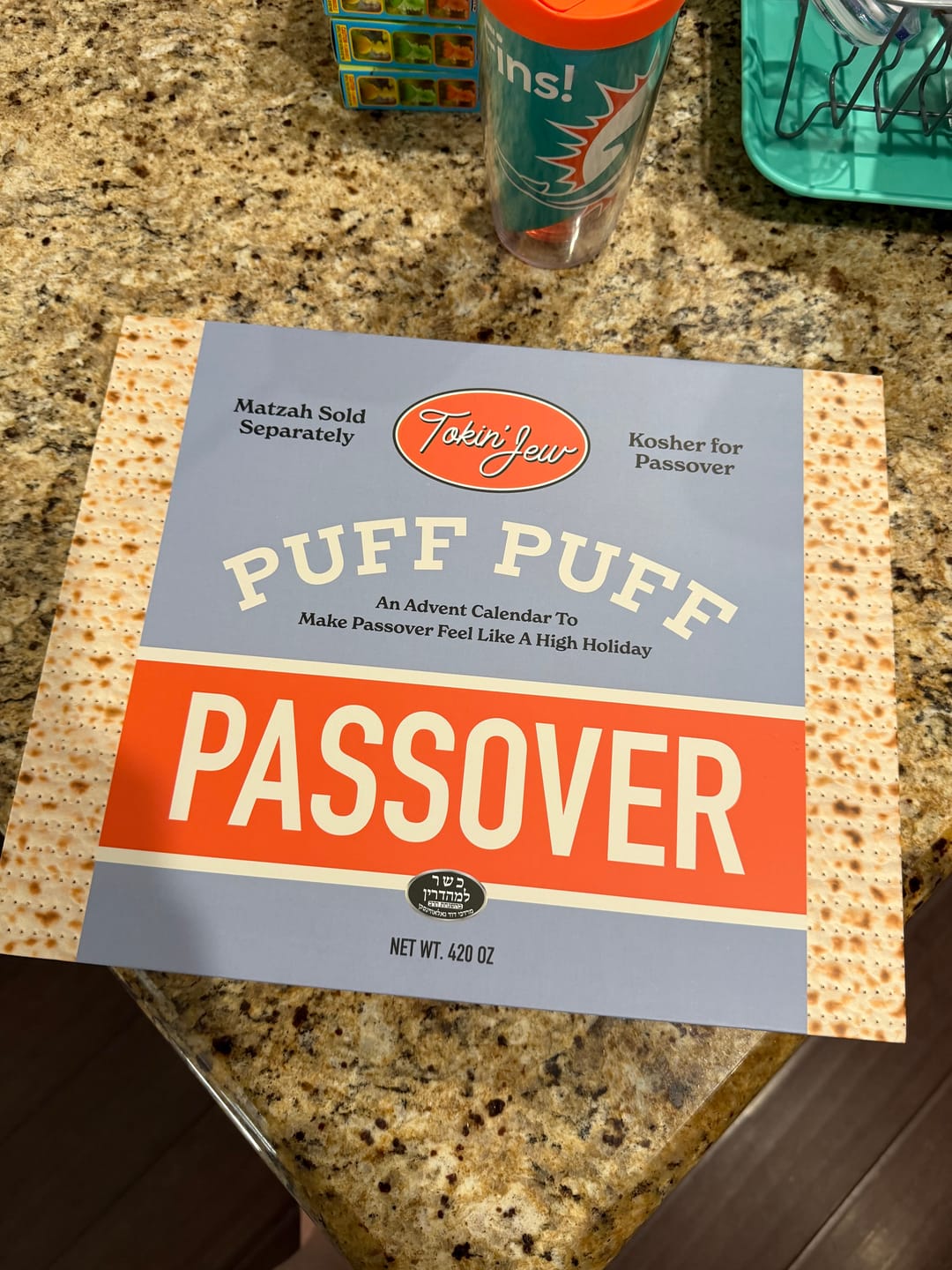 Customer photo review of Puff Puff Passover Advent Calendar