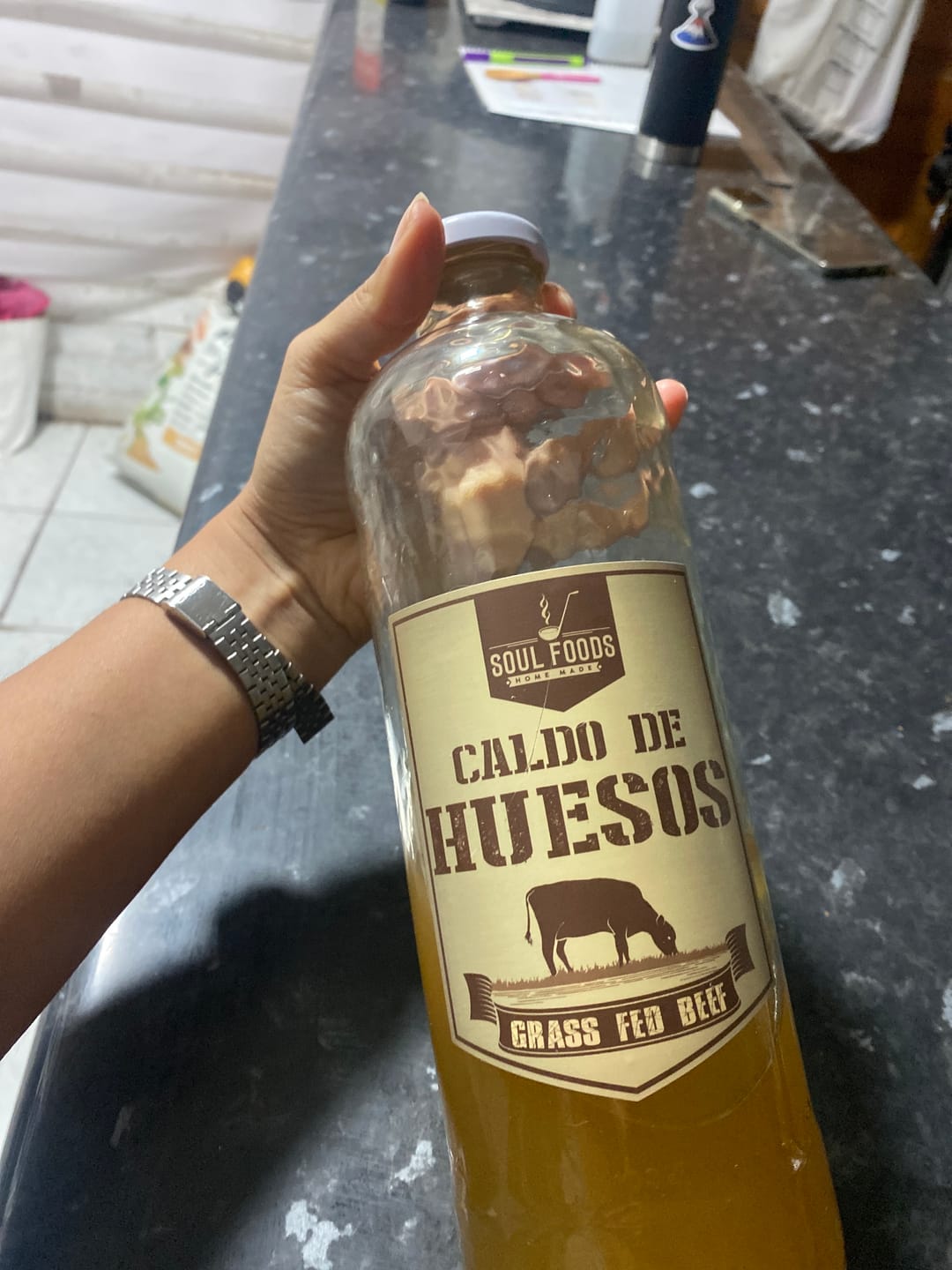 Customer photo review of CALDO DE HUESO 930 CC