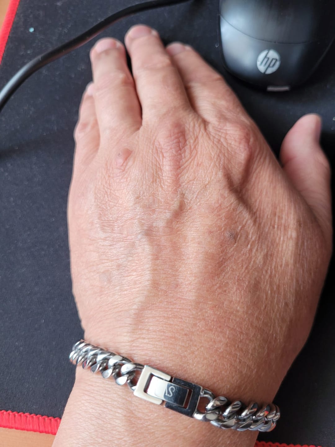 Customer photo review of Pulsera Cuban 8mm