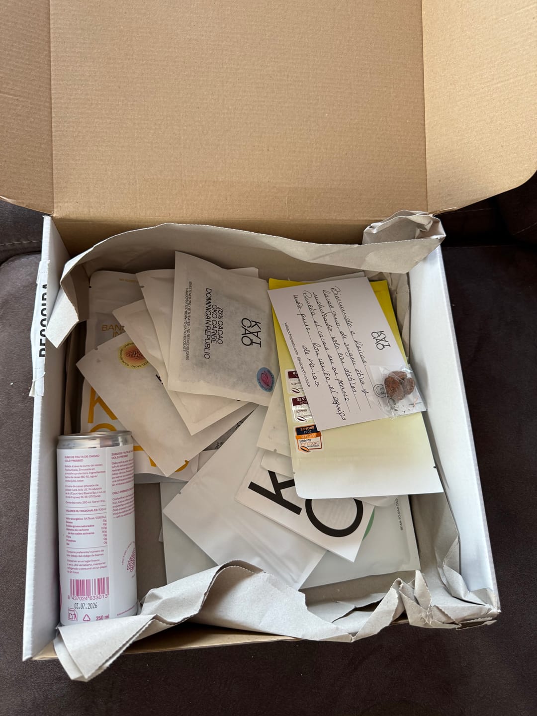 Customer photo review of Monthly subscription box