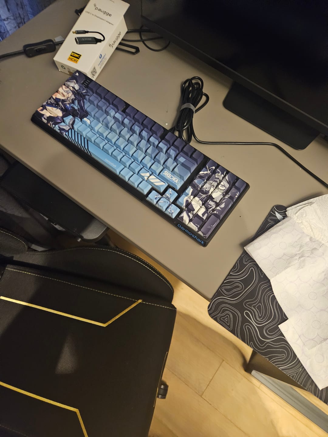 Customer photo review of Darmoshark K7 Max Wired Klavye (Manyetik Switch / HE)