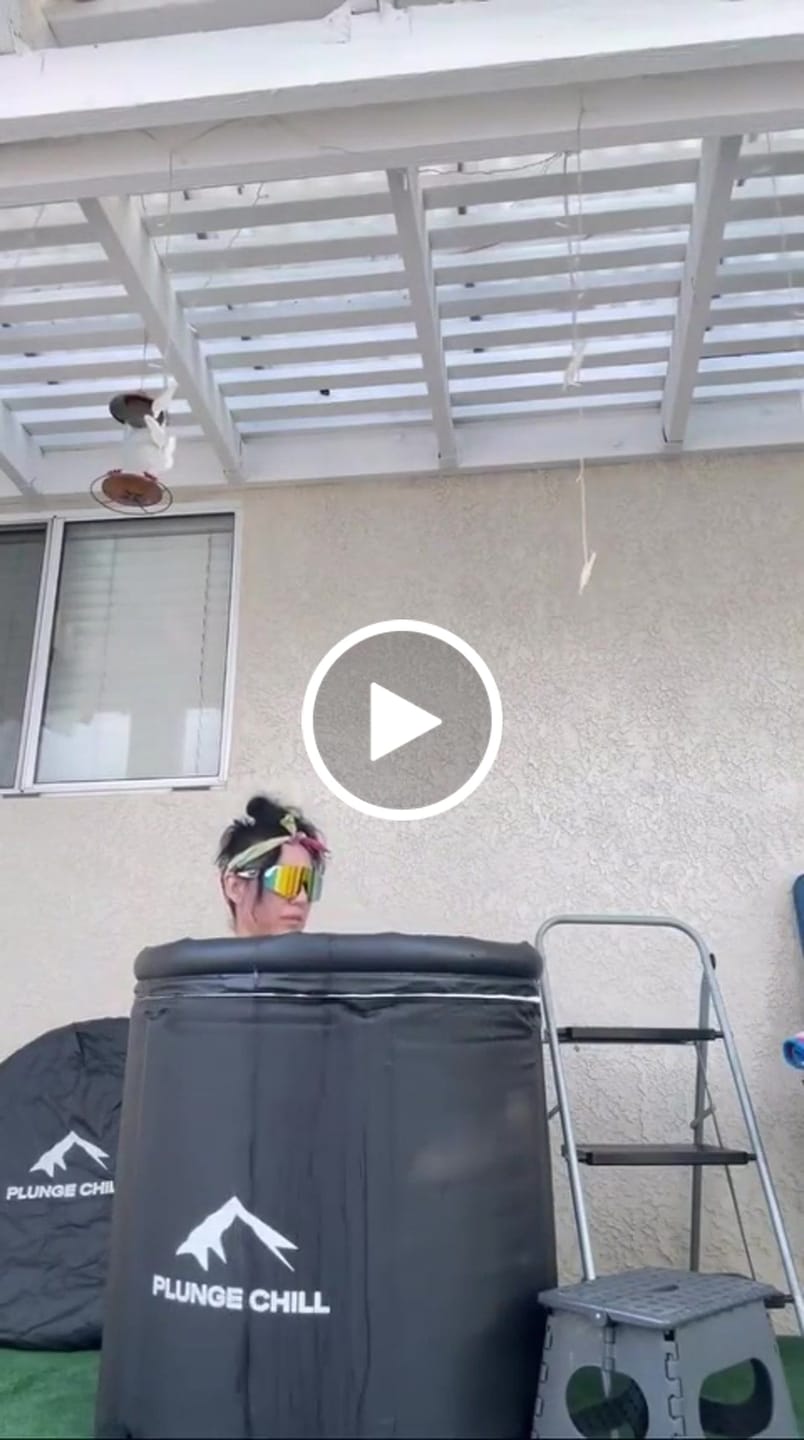 Customer video review of PLUNGE CHILL POD