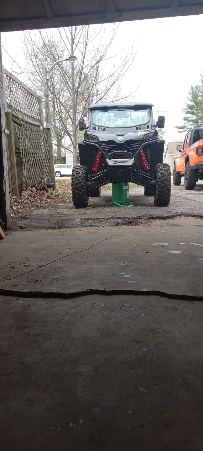 Customer photo review of CFMoto Wheel Spacers - ZForce 800/950 (Gen2)
