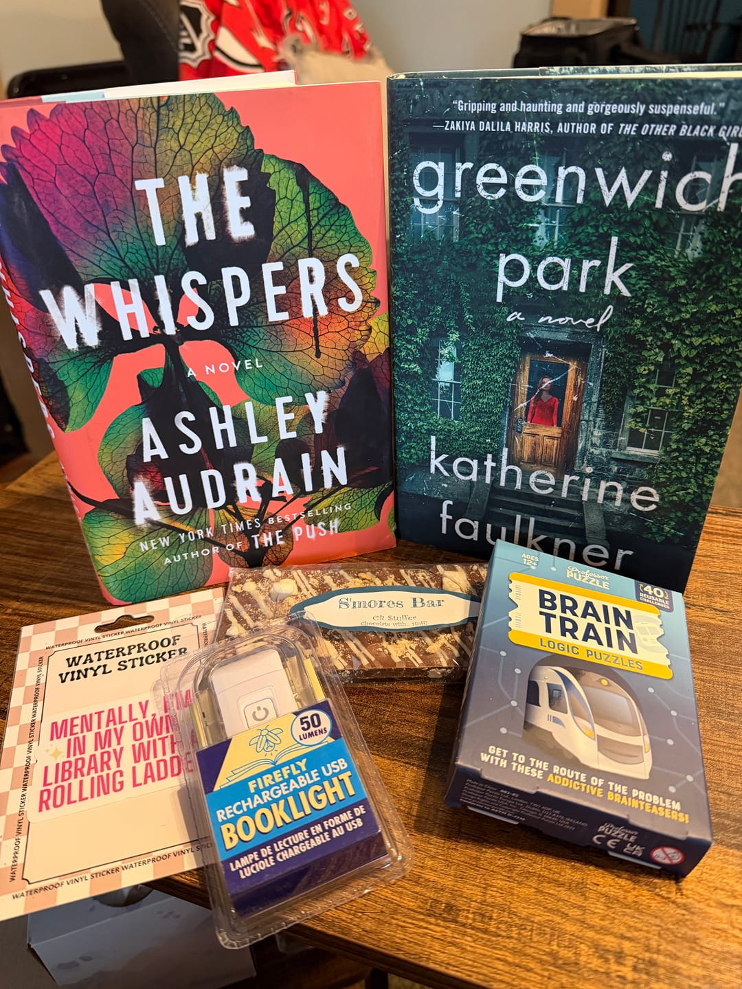 Customer photo review of Quarterly Mystery/Thriller Book Box