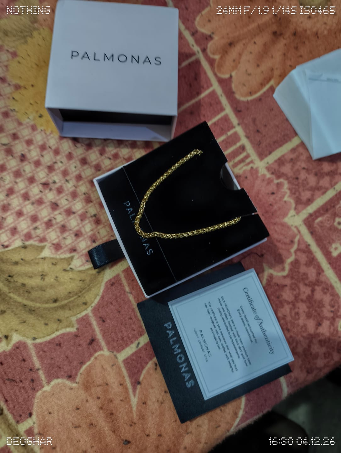 Customer photo review of Wheat Chain | 3MM