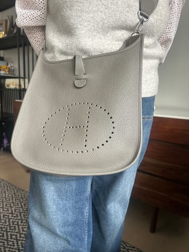 Customer photo review of Evelyne 29cm Grey Togo Shw
