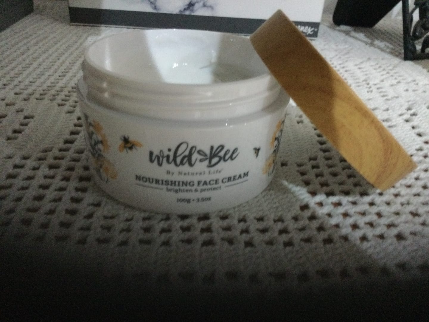 Customer photo review of Wild Bee Nourishing Face Cream