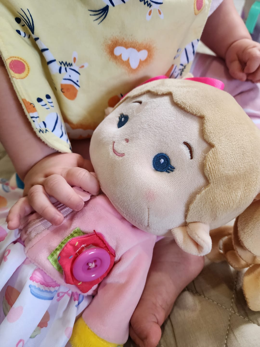 Customer photo review of Personalized Cupcake Girl - Montessori Doll