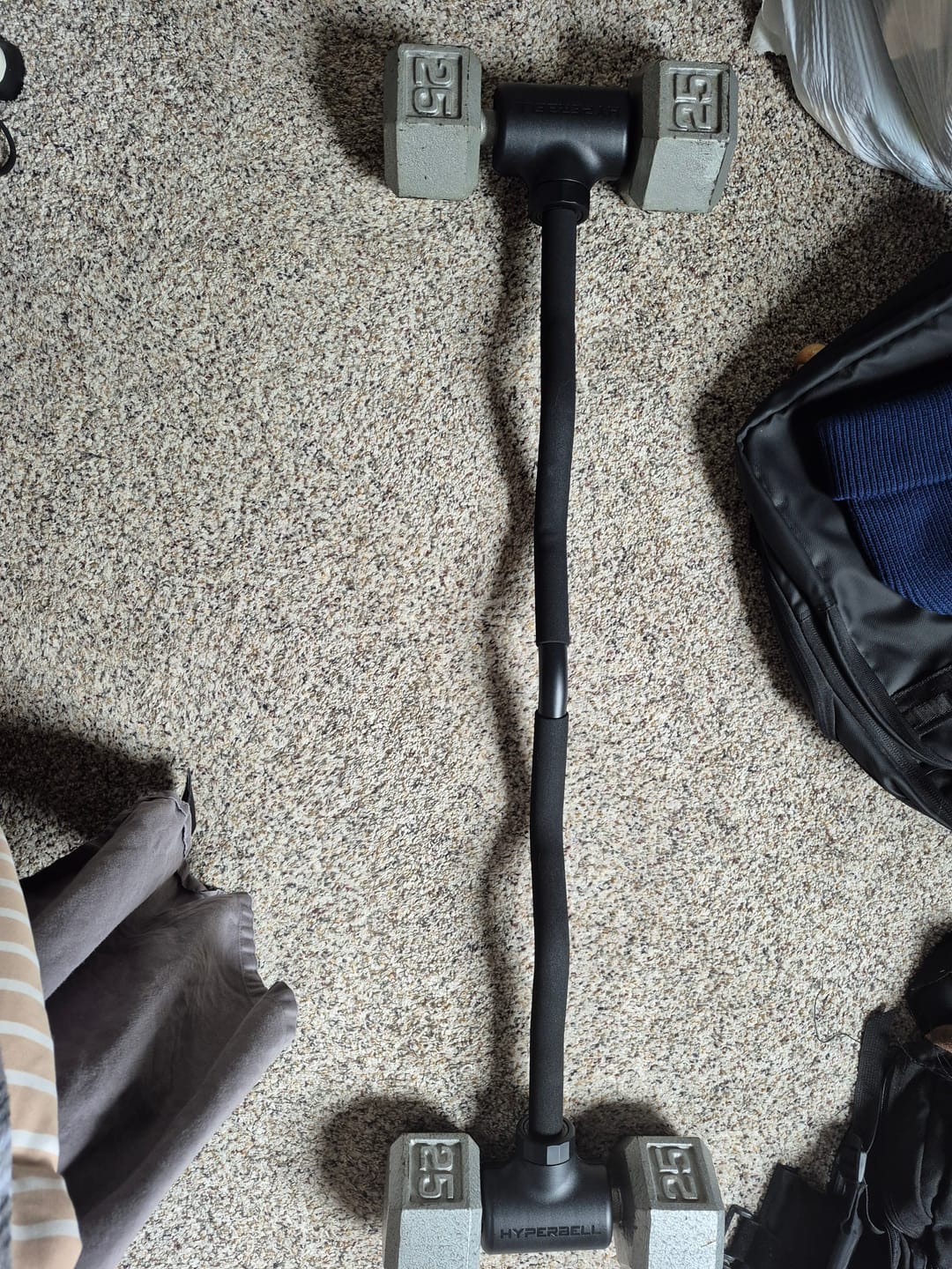 Customer photo review of Hyperbell EZ Curl Bar