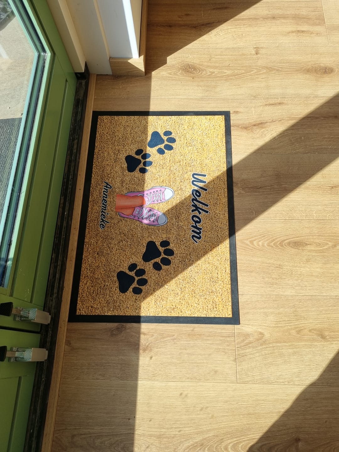 Customer photo review of Familie deurmat - Gepersonaliseerd
