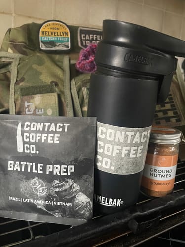 Customer photo review of Single Serve Coffee Bags - Battle Prep