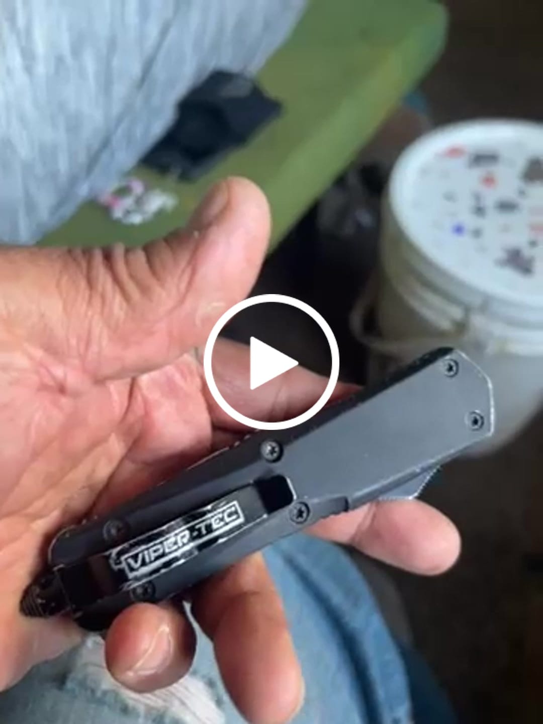 Customer video review of Black Ghost OTF Knife (Multiple Blade Styles Available)