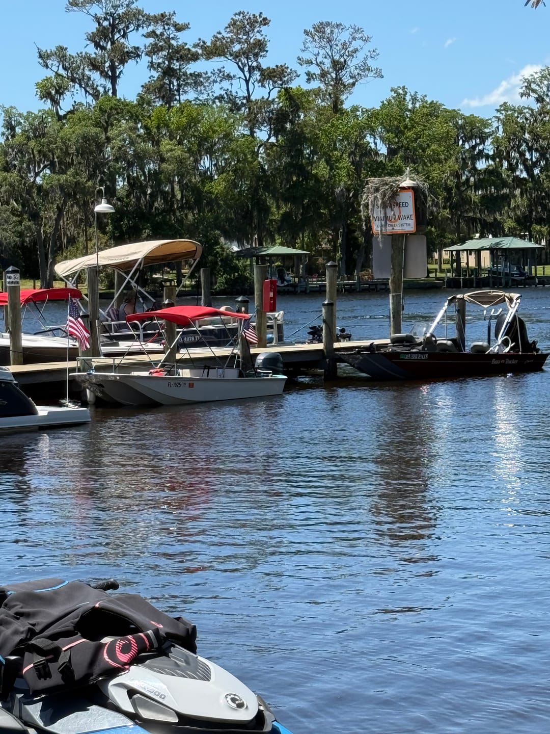 Customer photo review of Stainless Bimini Top - Fits Boston Whaler 13, 15, 17 Classics And 130 Sport