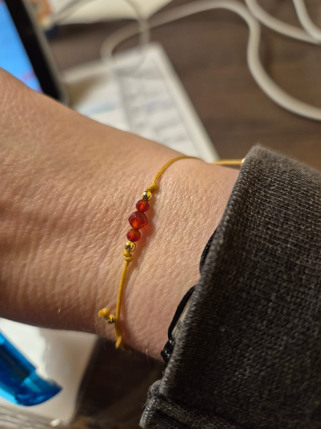 Customer photo review of Karneol Armband - Naturband