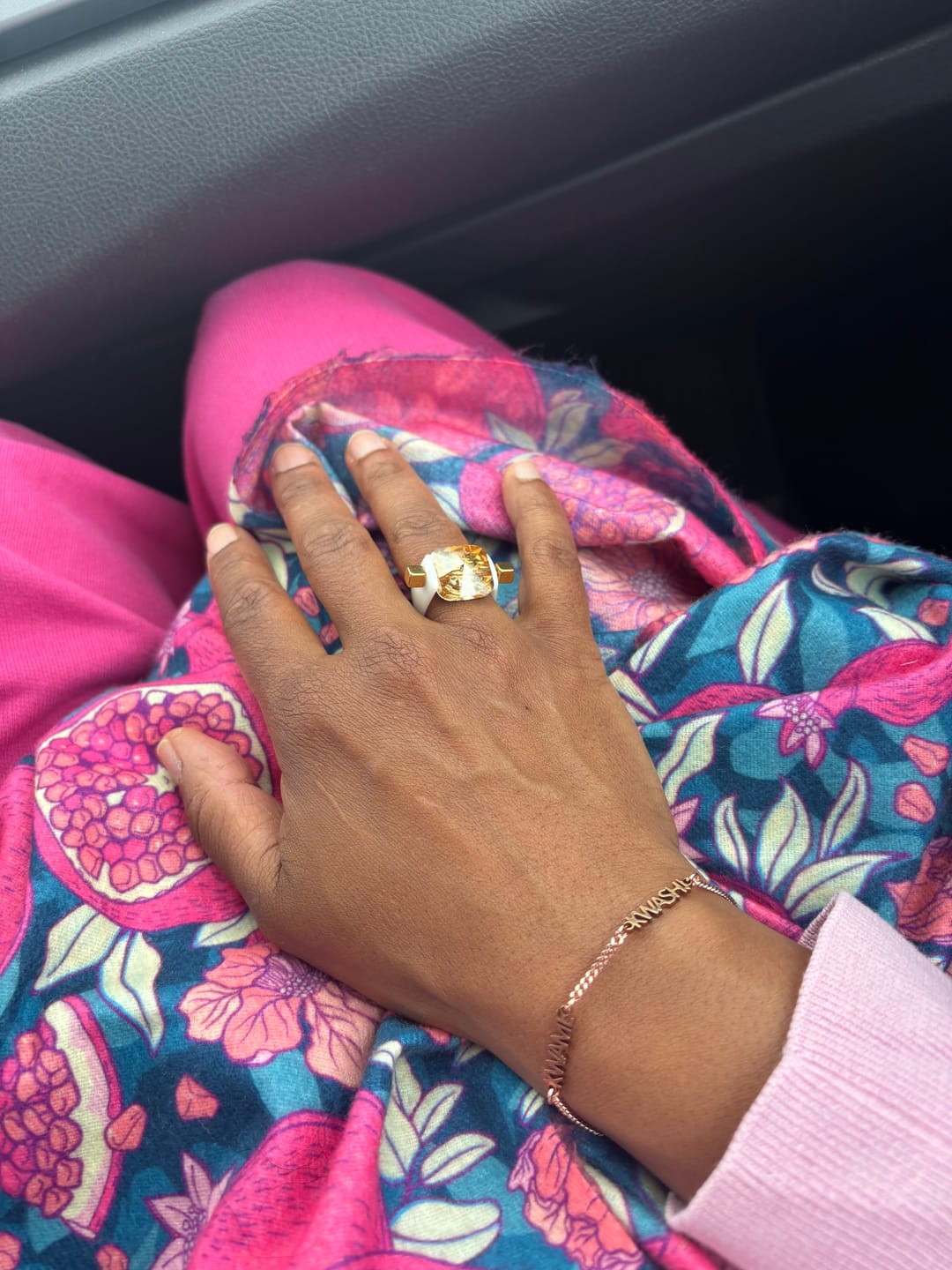 Customer photo review of Custom Name Bracelet
